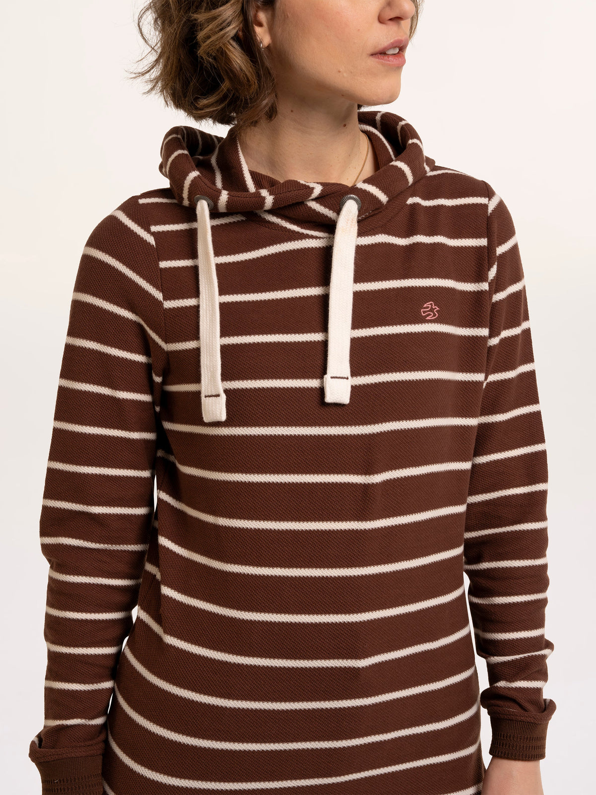 Whitefield Texture Stripe Hoodie