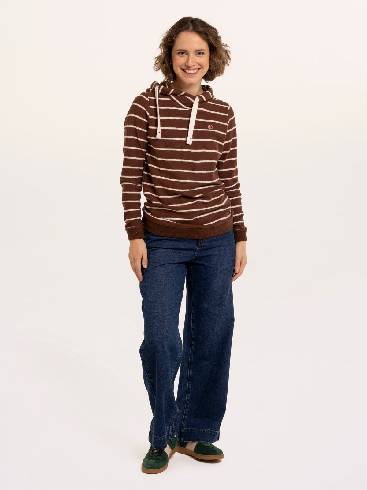 Whitefield Texture Stripe Hoodie