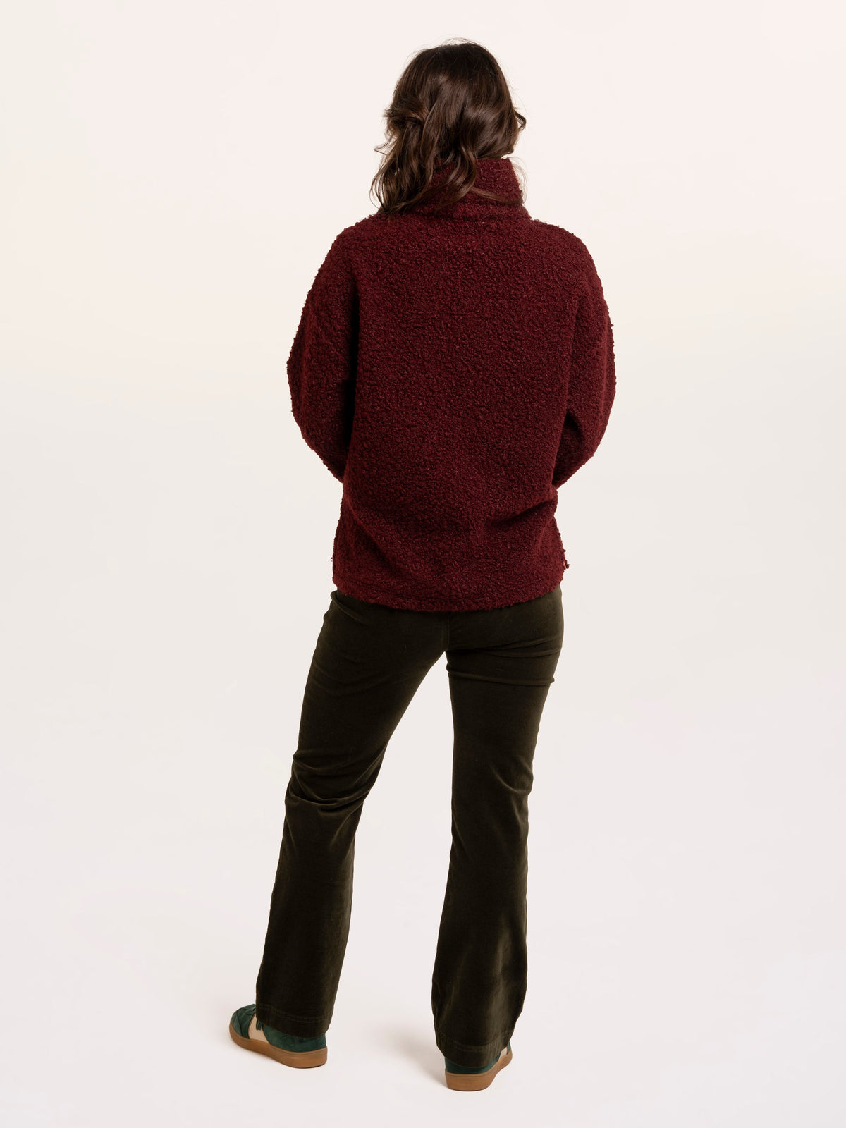 Hatchet Boucle Cowl Neck Sweatshirt