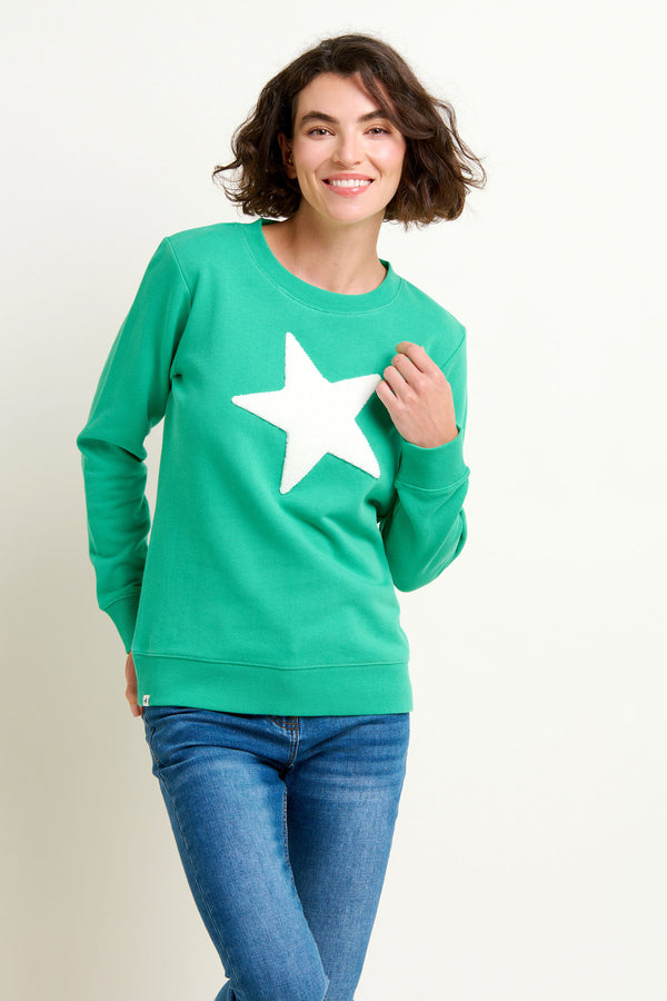 Star Crew Neck Sweatshirt