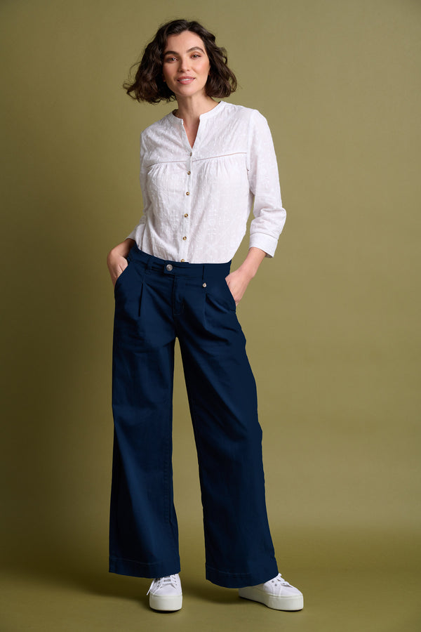 Double Pleat Front Trousers