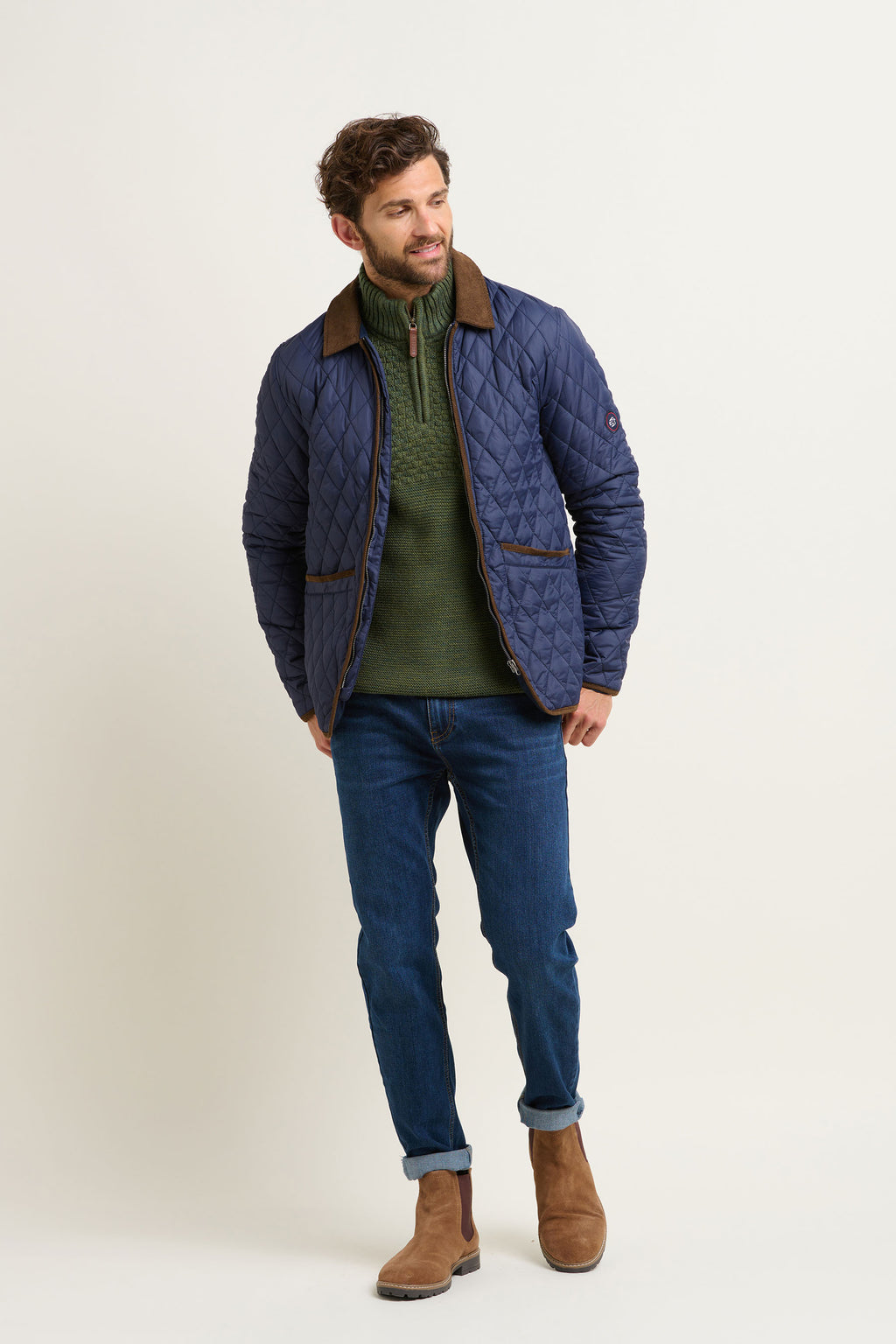 Men's Navy Sportsman Jacket | Brakeburn
