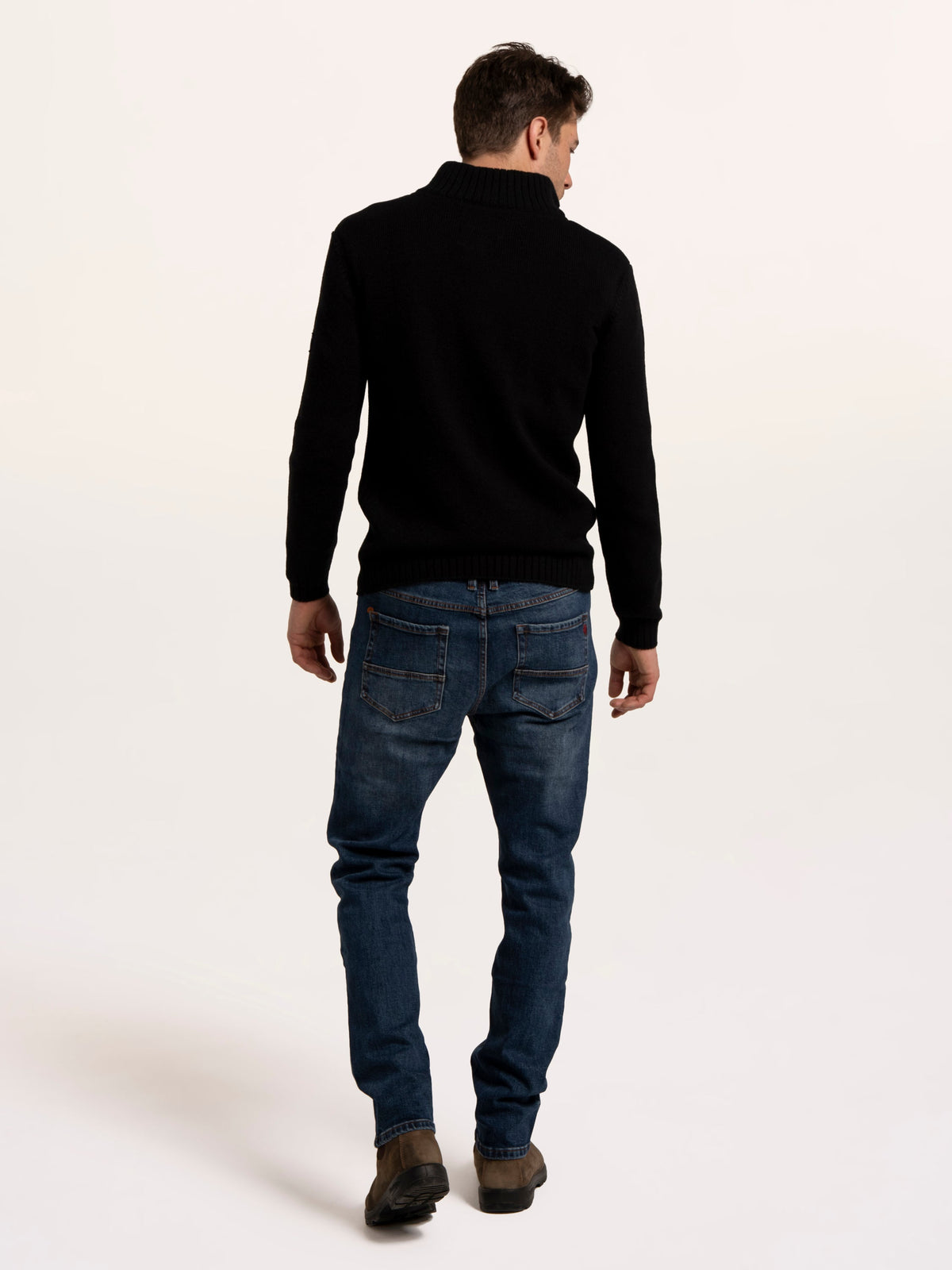 Sloe 1/4 Zip Knitted Jumper