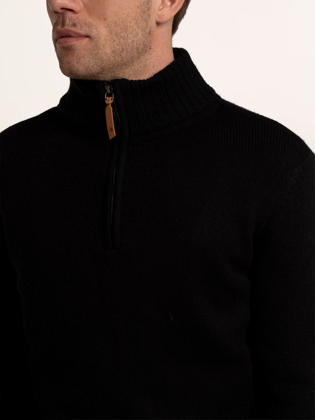 Sloe 1/4 Zip Knitted Jumper