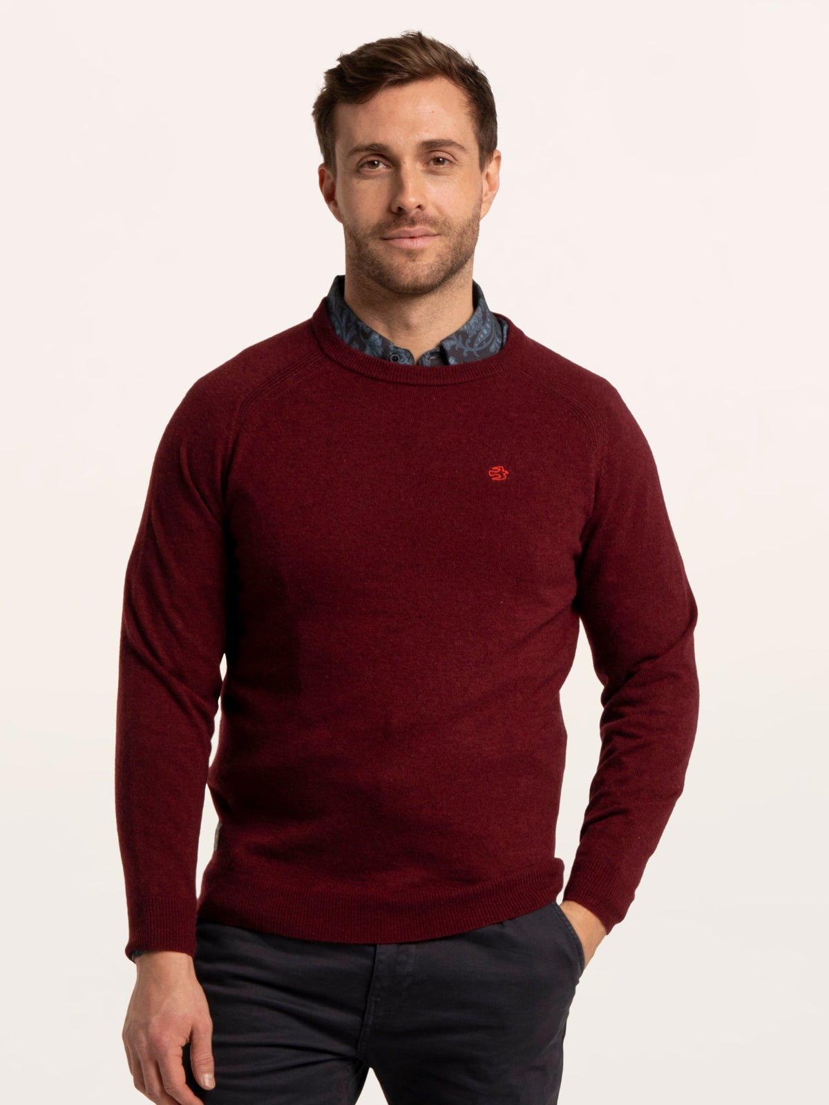 Brentwood Crew Neck Knitted Jumper