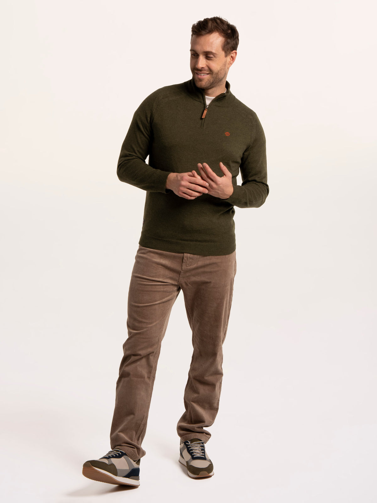 Buckhurst 1/2 Zip Knitted Jumper