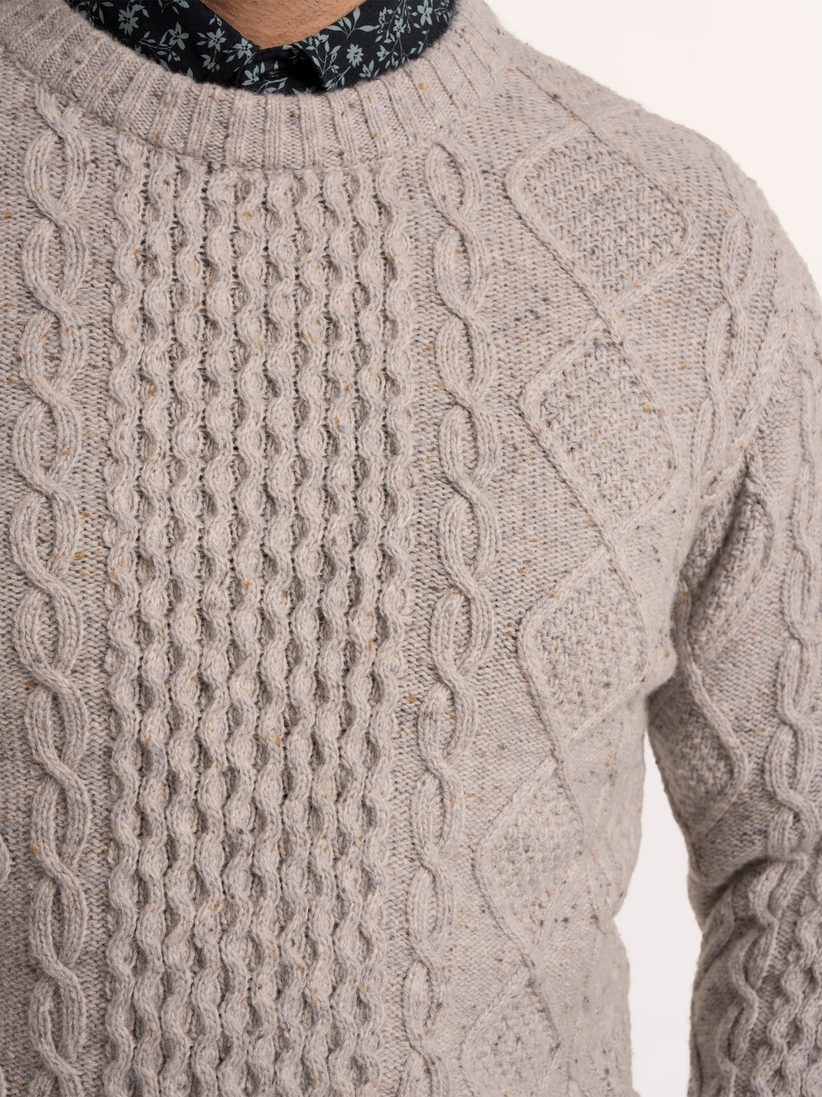 Chorleywood Cable Crew Neck Knitted Jumper