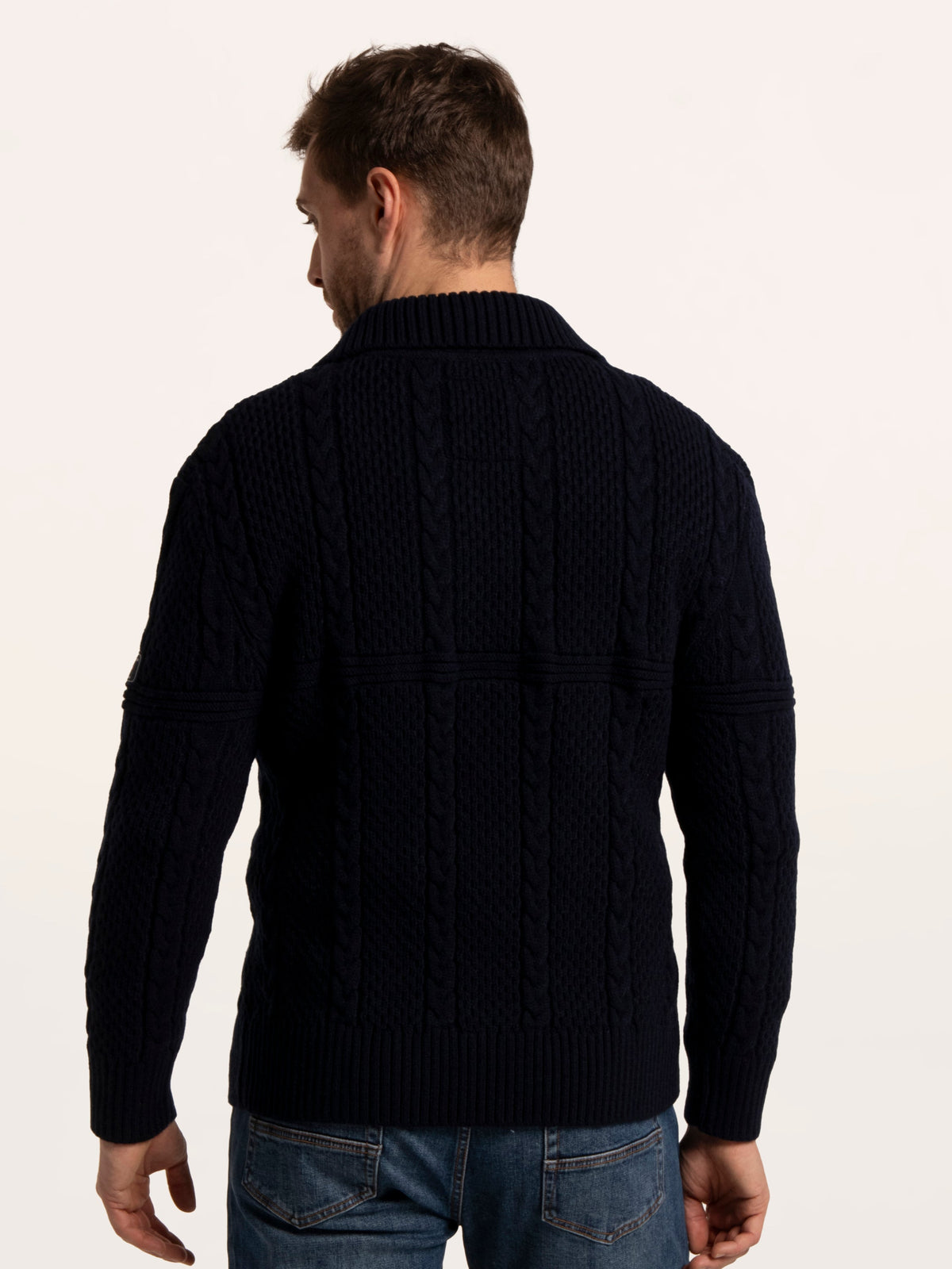 Colindale Full Zip Knitted Jumper