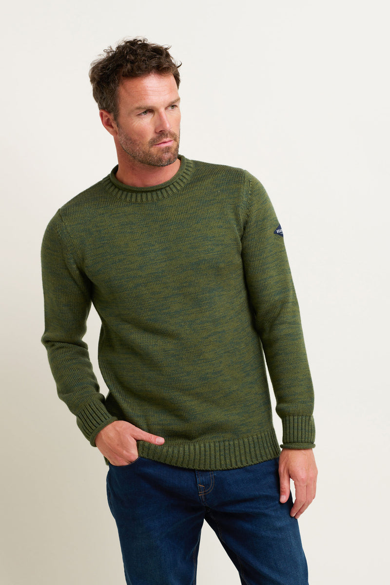 Khaki Crew Neck Jumper