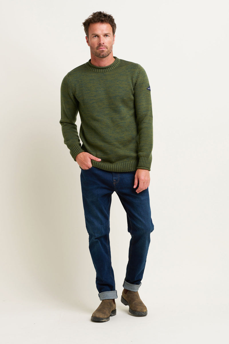 Khaki Crew Neck Jumper