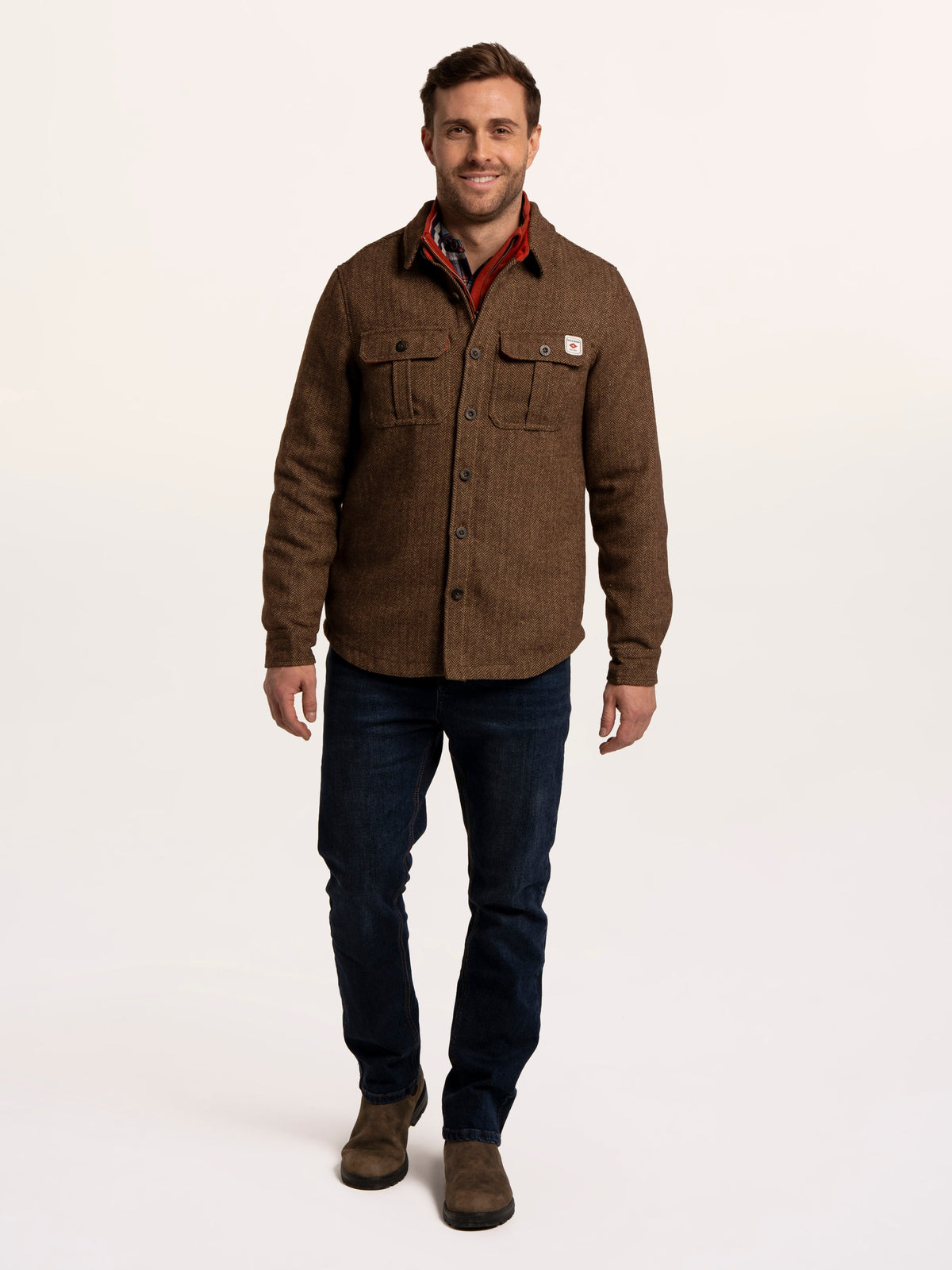 Farringdon Herringbone Over Shirt