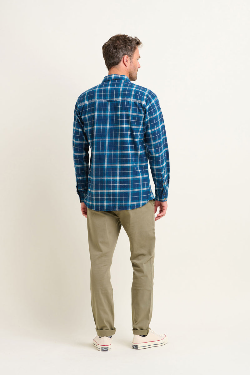 Navy Check Shirt