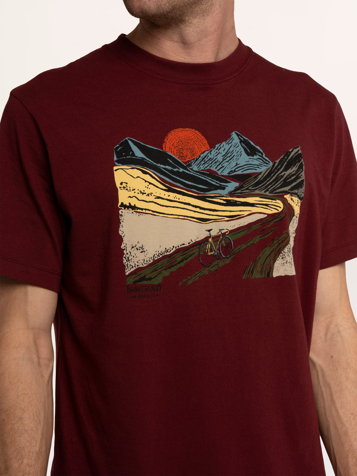 Kenton Abstract Bike Landscape T-Shirt