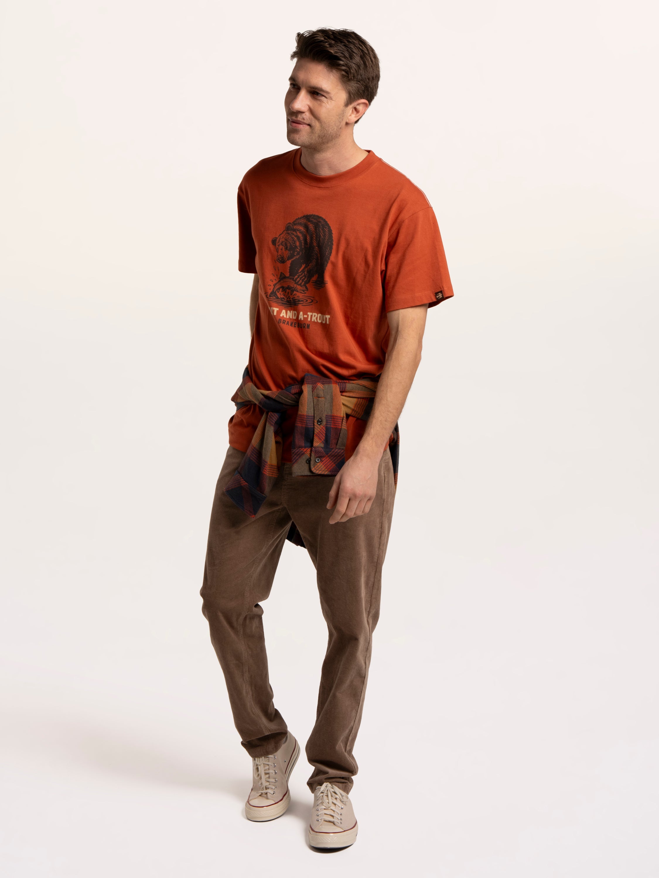 Oakwoodley Bear Out And A Trout T-Shirt