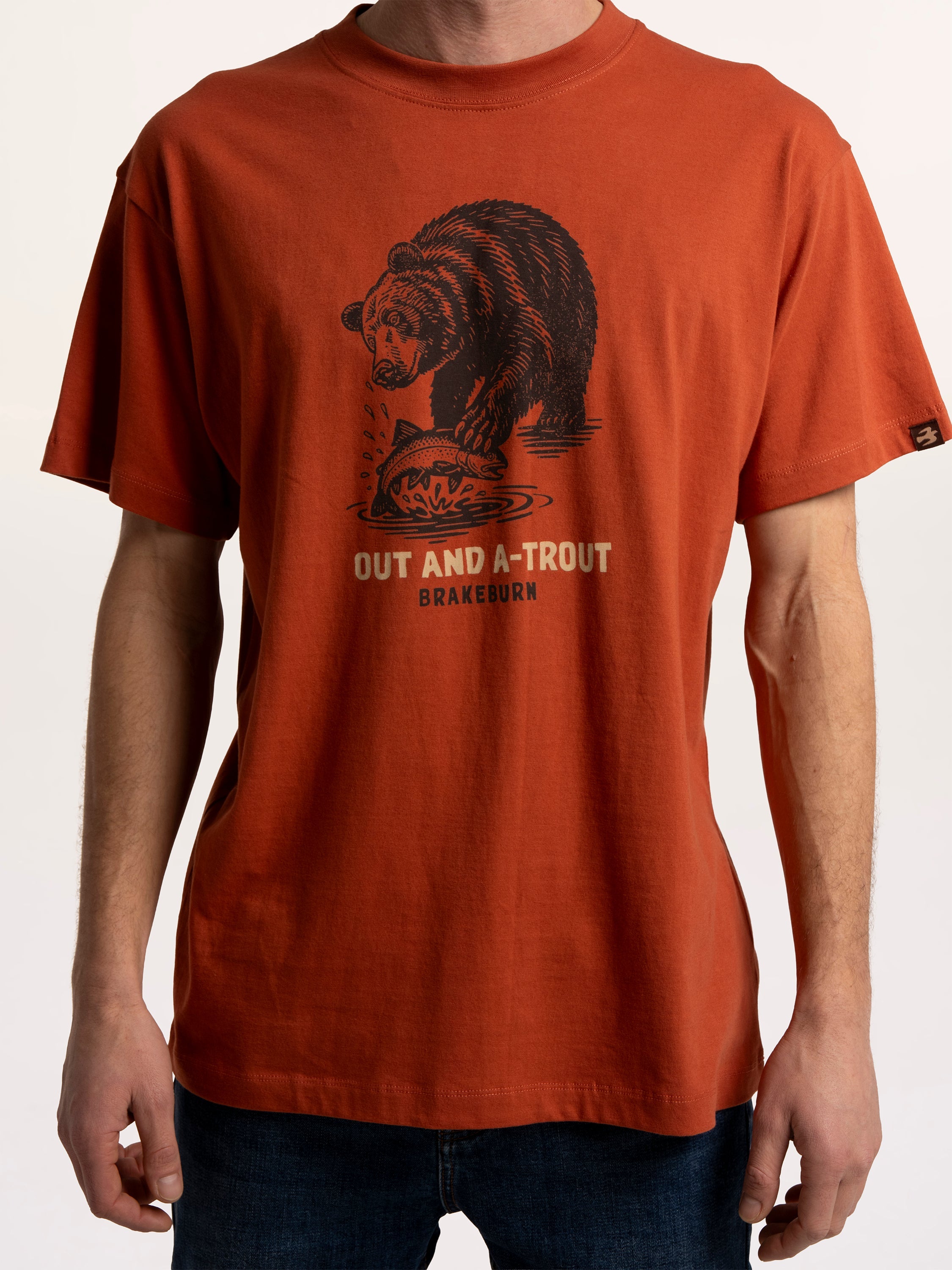Oakwoodley Bear Out And A Trout T-Shirt
