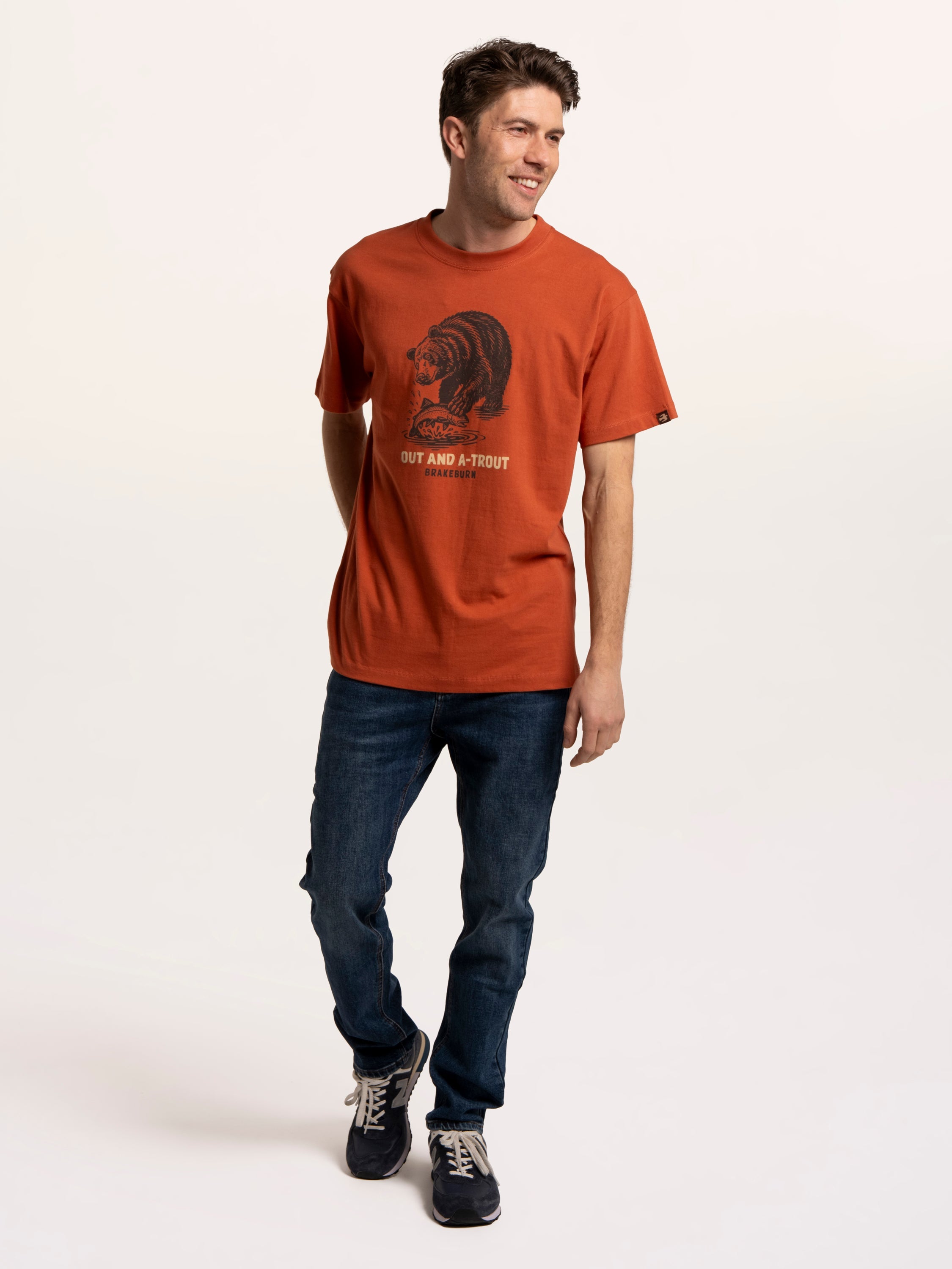 Oakwoodley Bear Out And A Trout T-Shirt