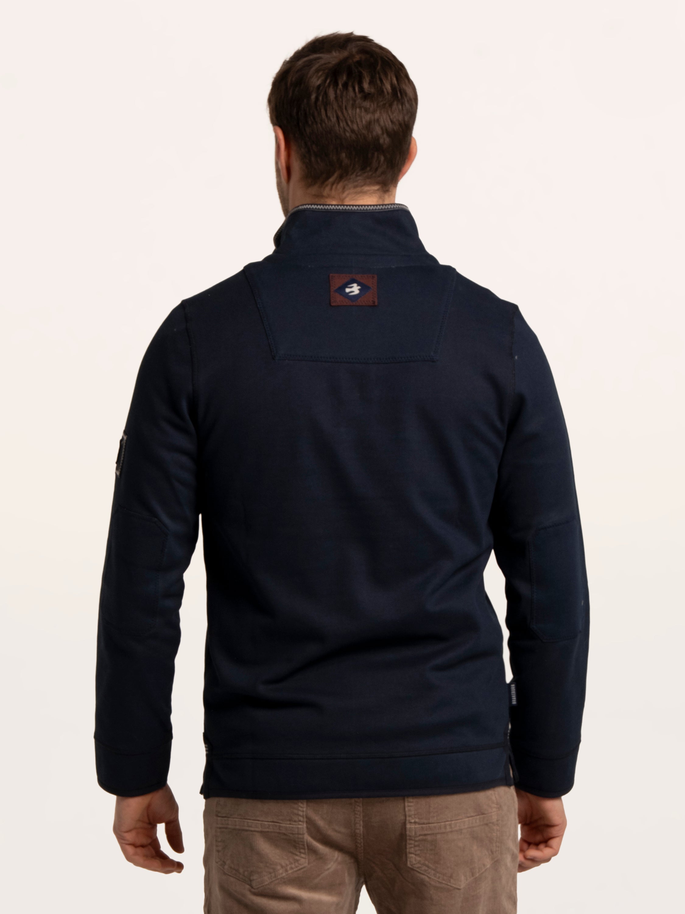 Talbot Chest Panel 1/4 Zip Sweat
