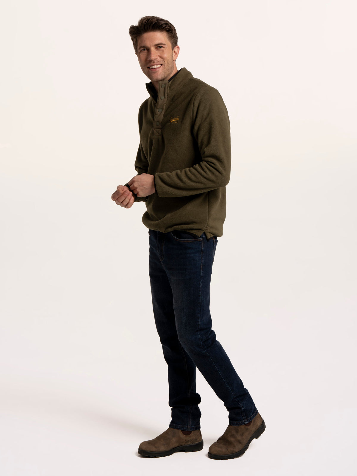 Ipley Micro Fleece 1/4 Popper Sweat