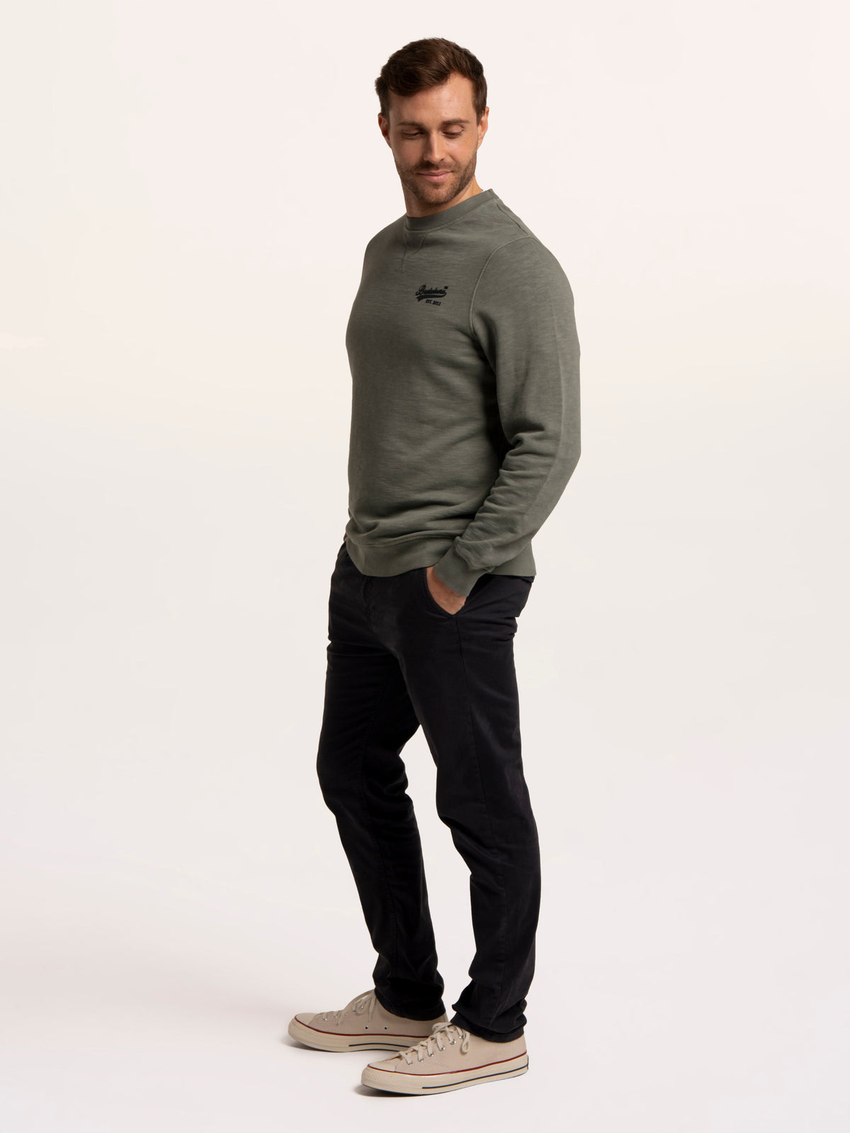 Aldridge Garment Dyed Crew Sweat