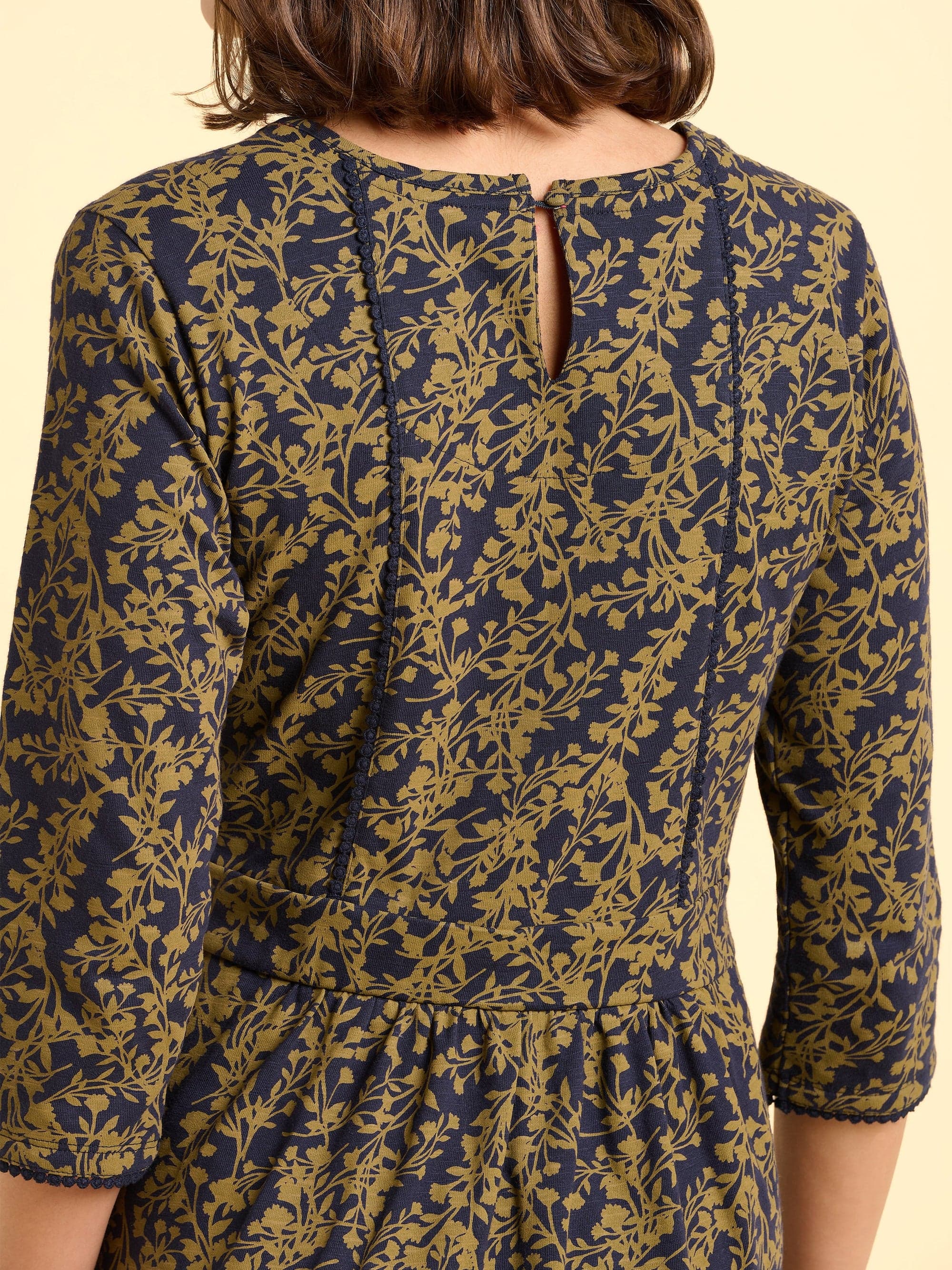 Freya Green Jersey Knee Length Dress