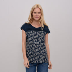 Spring Flower Tee Navy