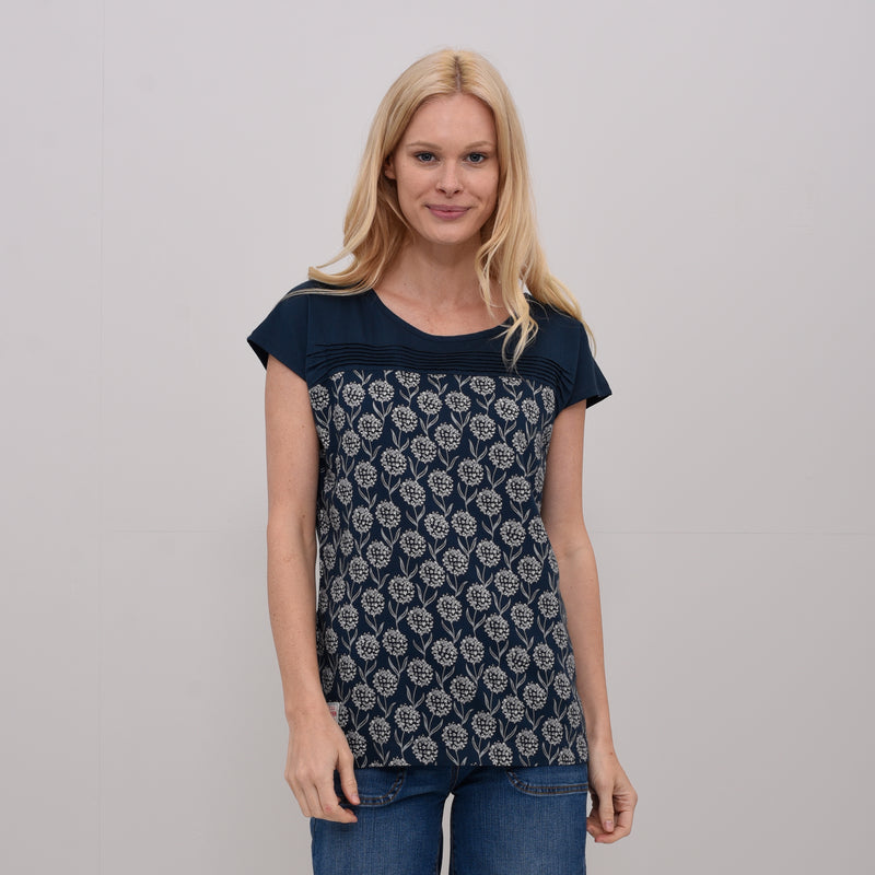 Spring Flower Tee Navy