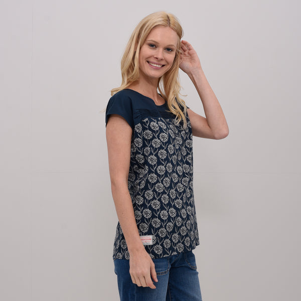 Spring Flower Tee Navy