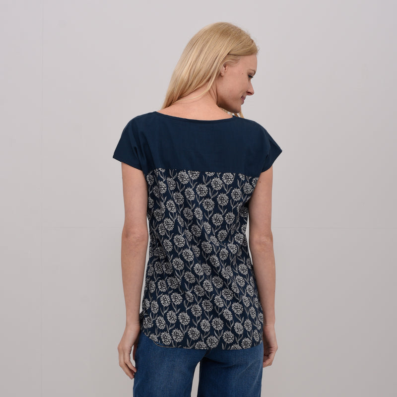 Spring Flower Tee Navy