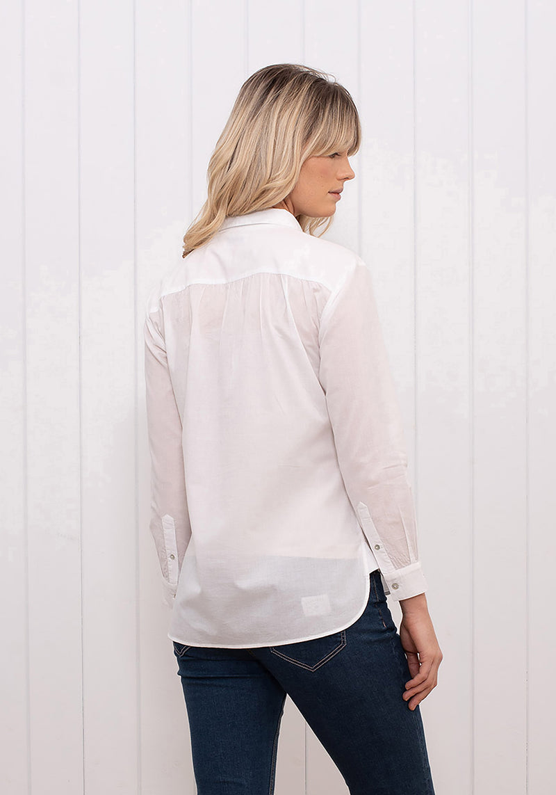 Bib Front Blouse