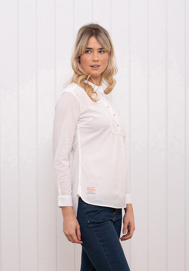 Bib Front Blouse