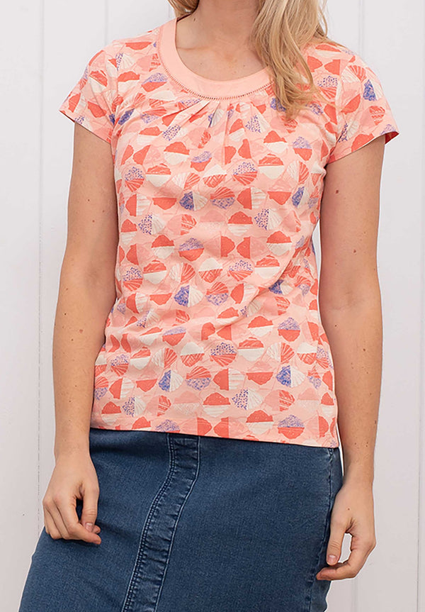 Shells Pleated Front T-shirt