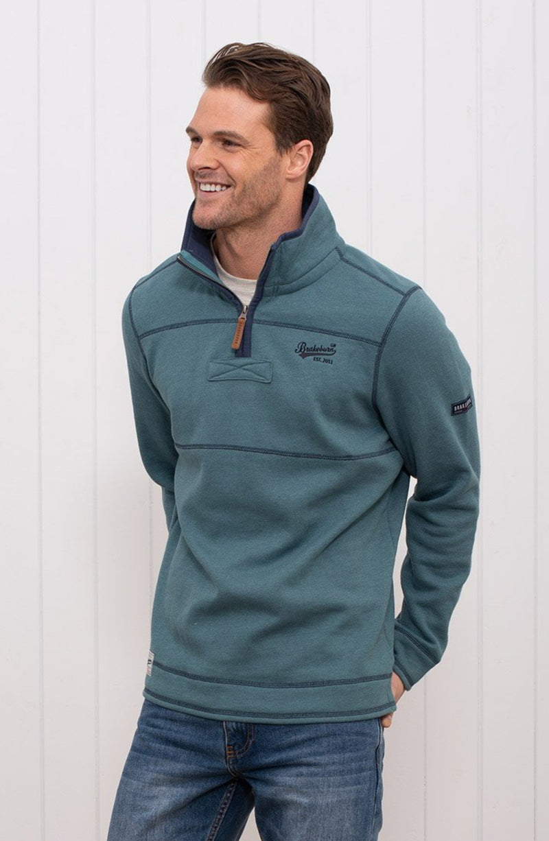 Zip Neck Sweat