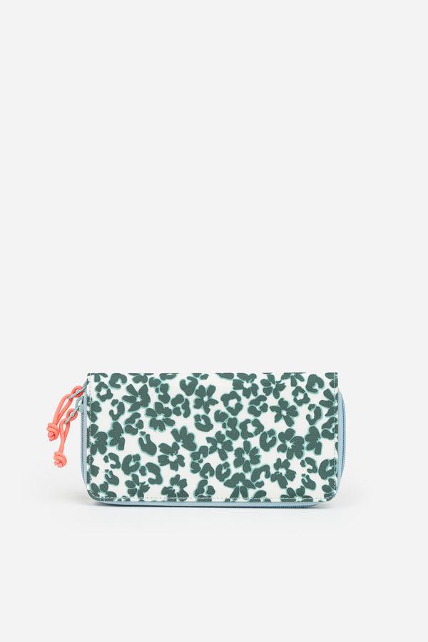 Leopard Floral Purse