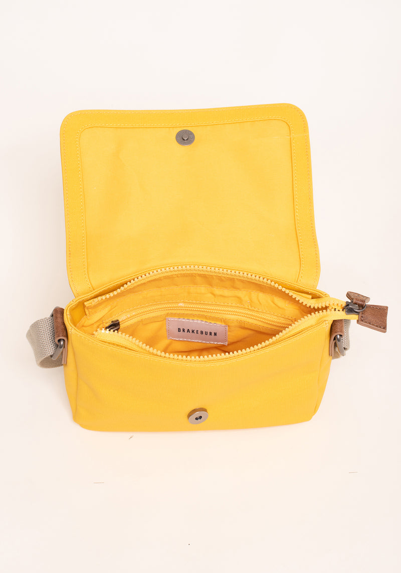 Yellow Roo Pouch Cross Body Bag