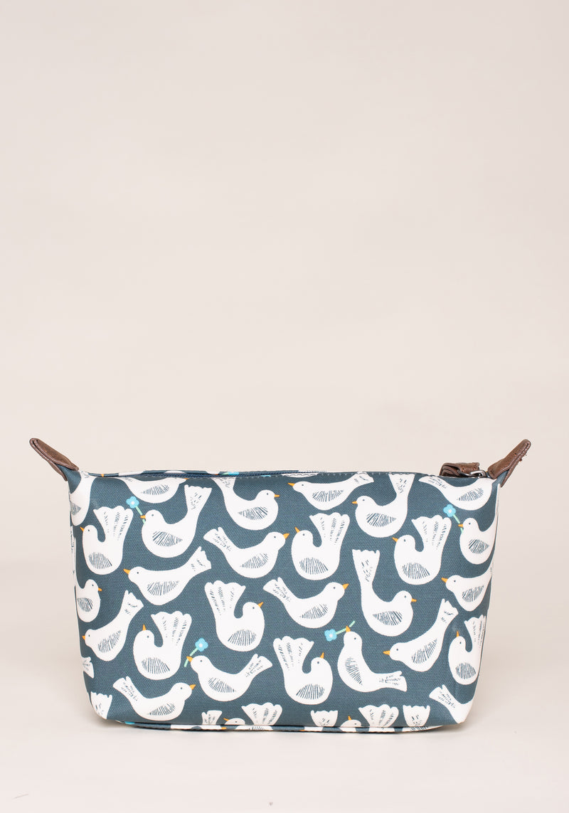 Geo Birds Small Wash Bag