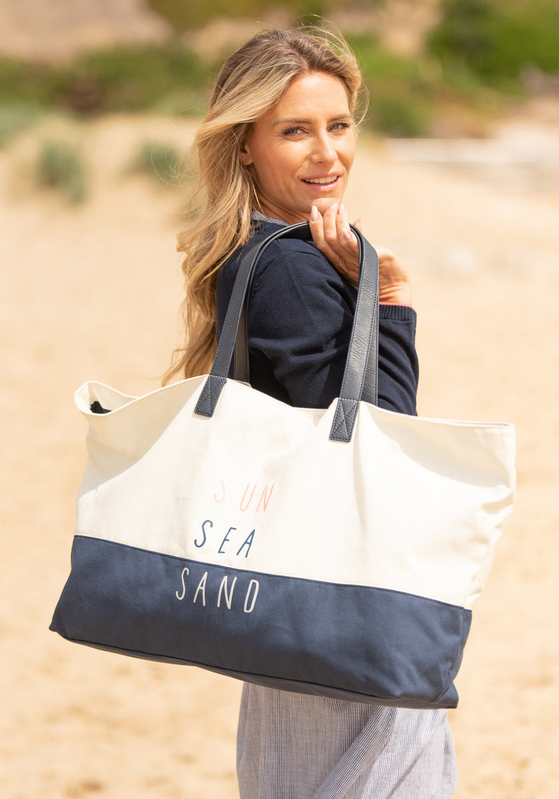 Sun Sea Sand Beach Bag