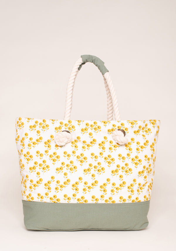 Garden Flower Beach Bag