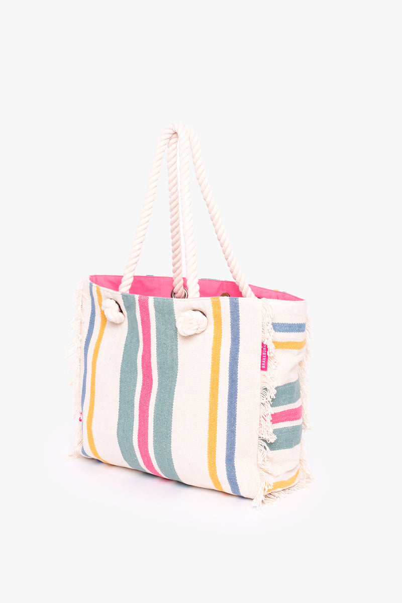 Stripe Beach Bag