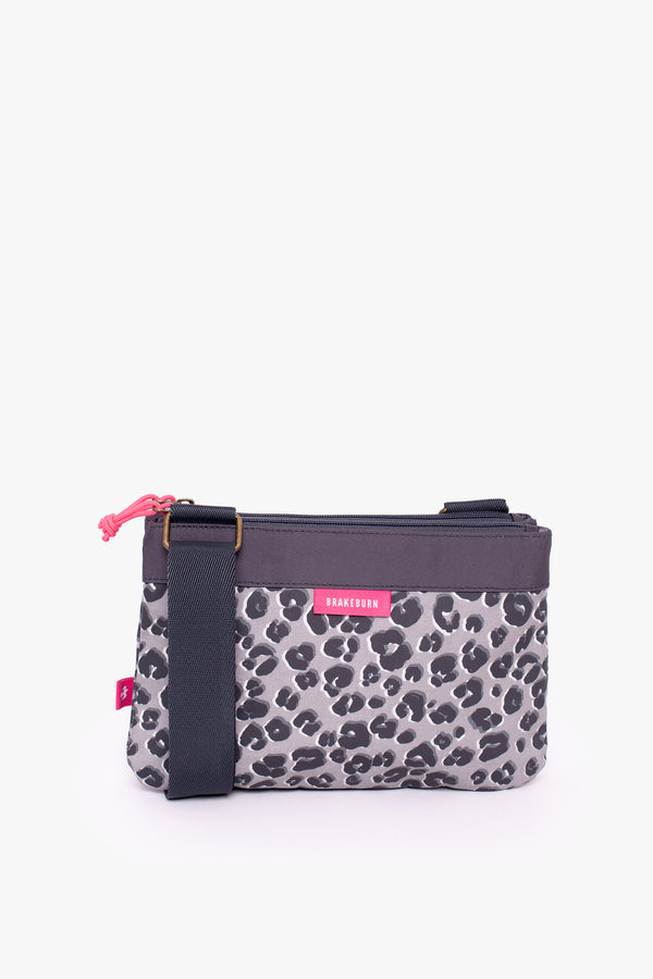 Leopard Spot Double Compartment Crossbody