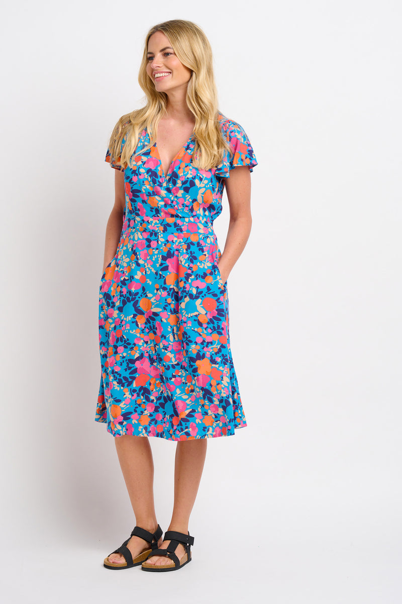 Bloom Floral Wrap Dress