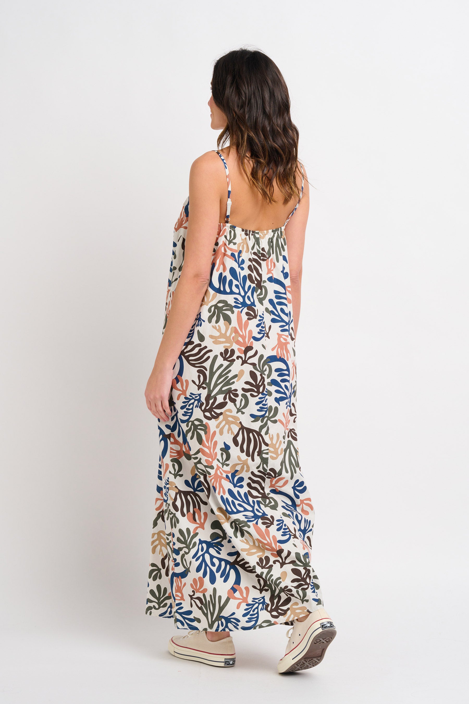 Coral Maxi Beach Dress