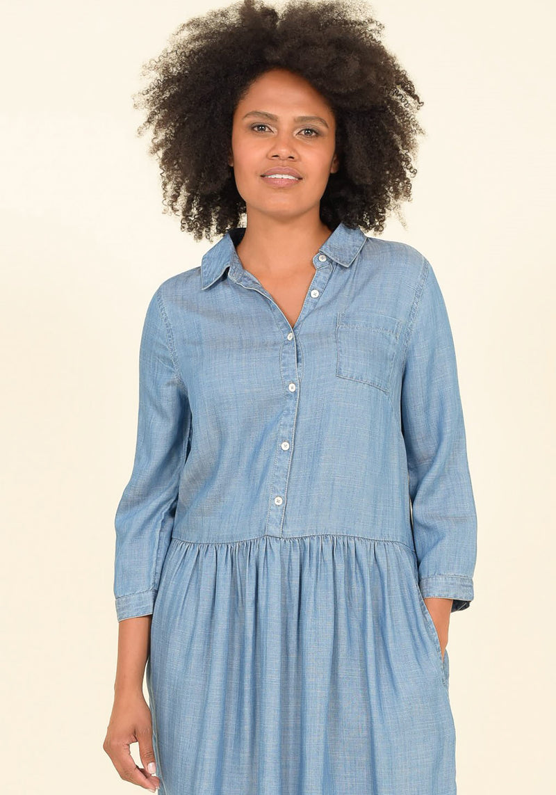 Loose Fit Shirt Dress