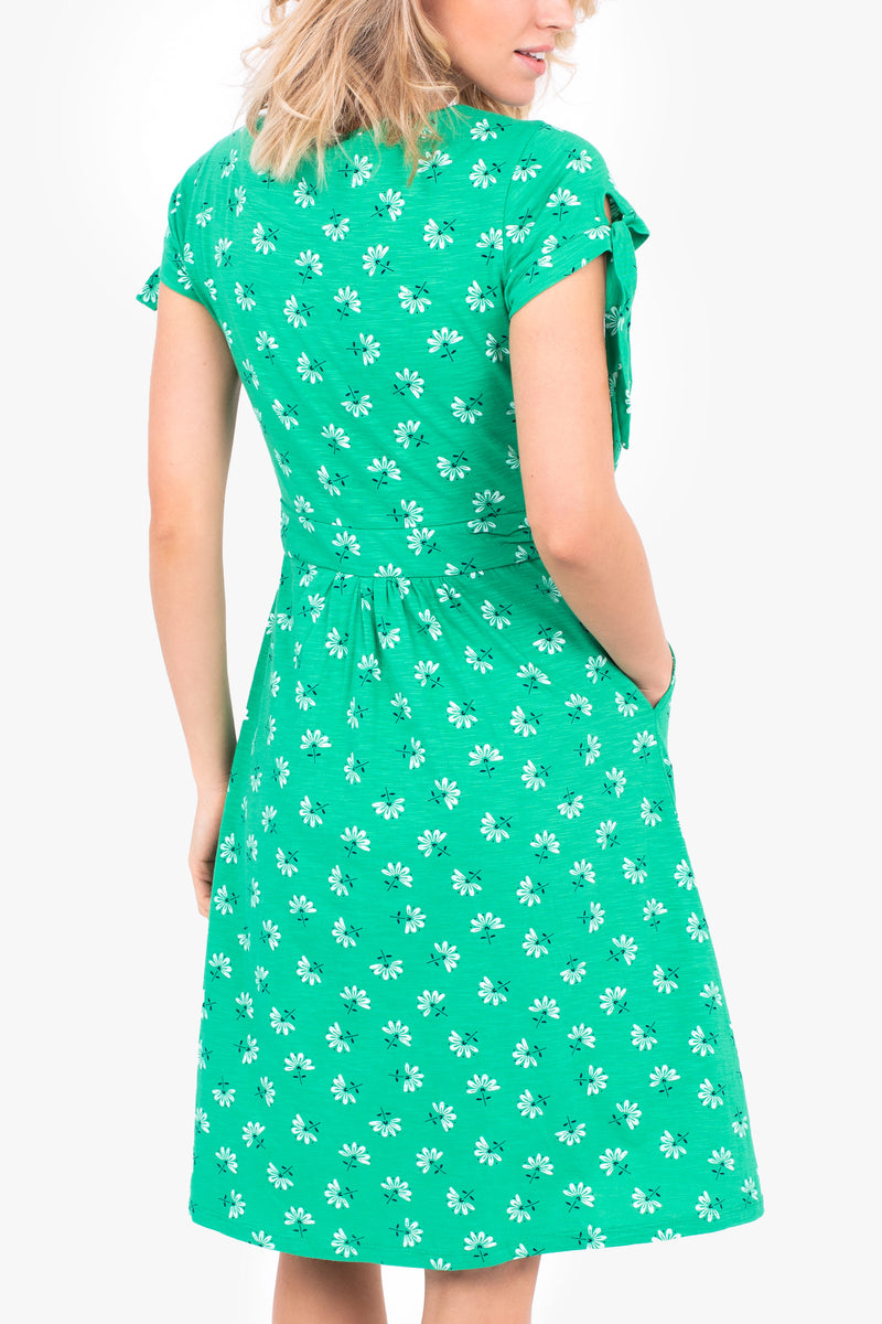 Eva Jersey Green Dress Brakeburn