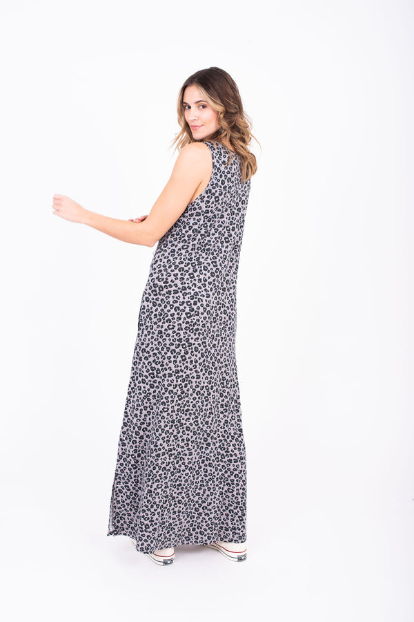 Leopard Spot Maxi Dress