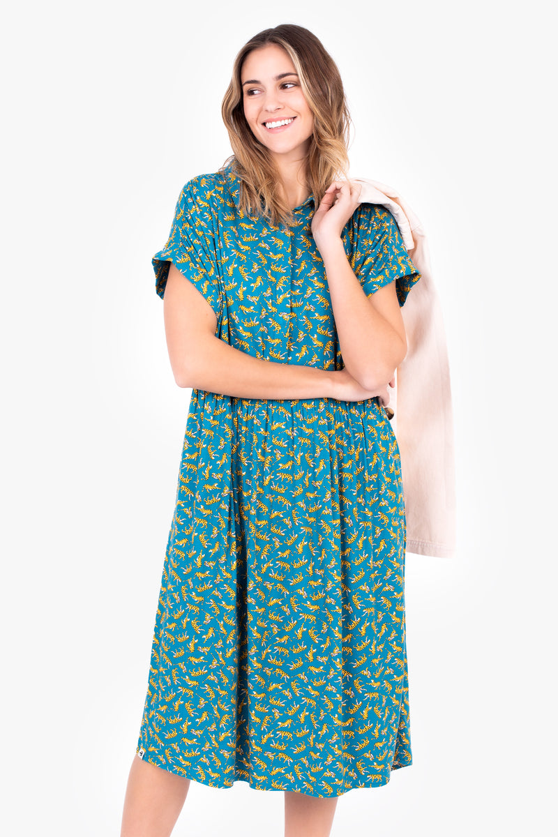 Dress with tigers on it cheap