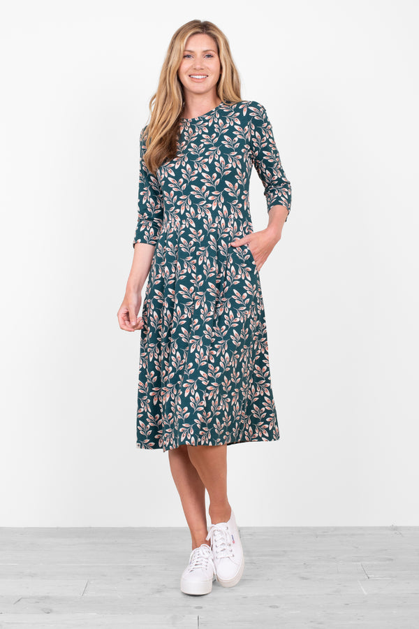 Autumn Breeze Midi Dress