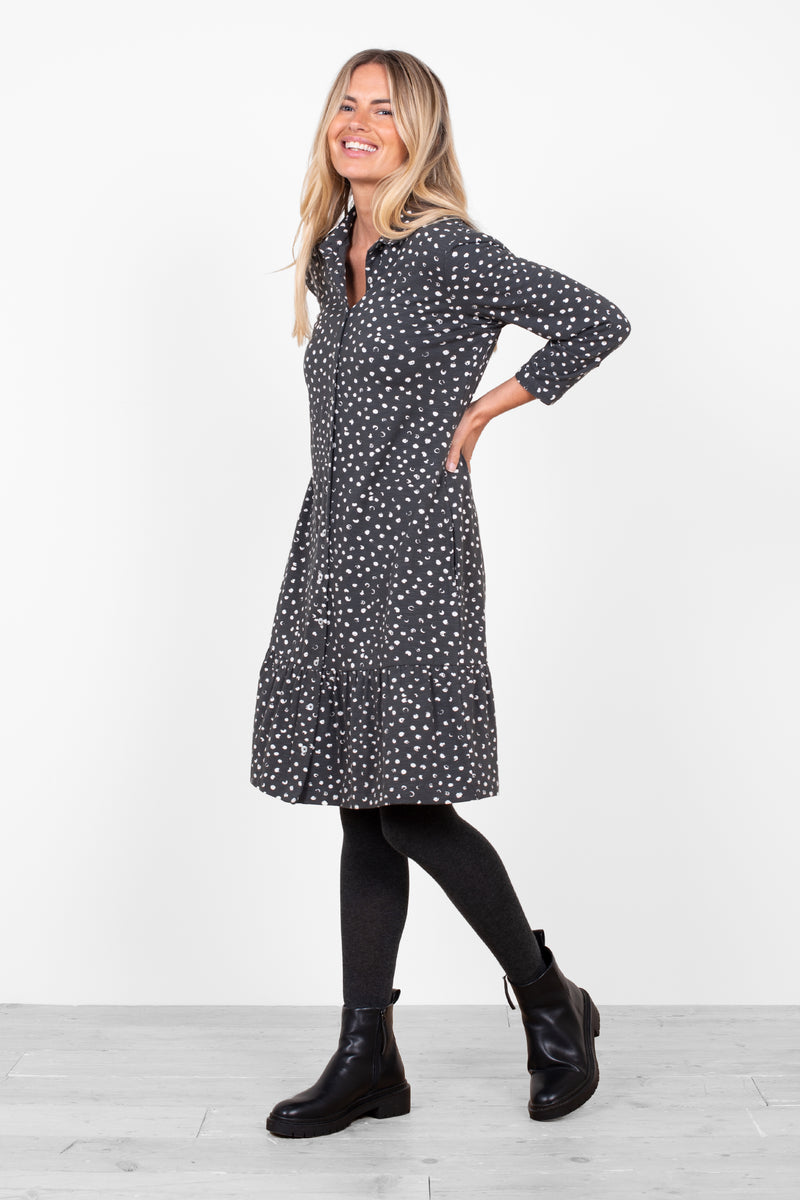 Spotty Shirt Dress