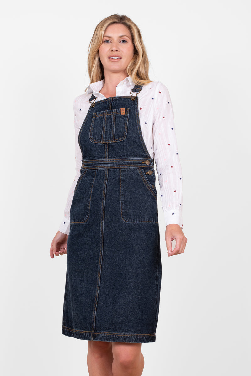 Women's Rayna Pinny Pinafore Denim Dress