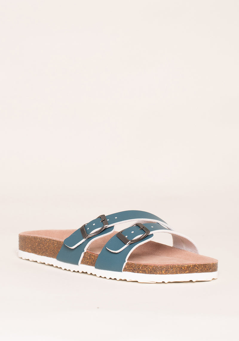 Blue Multi Strap Sandals