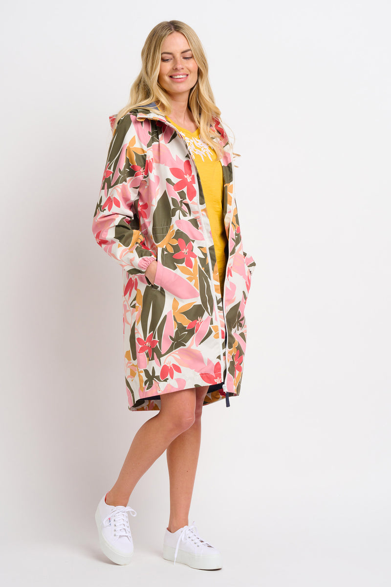Tropical Palm Showerproof Raincoat